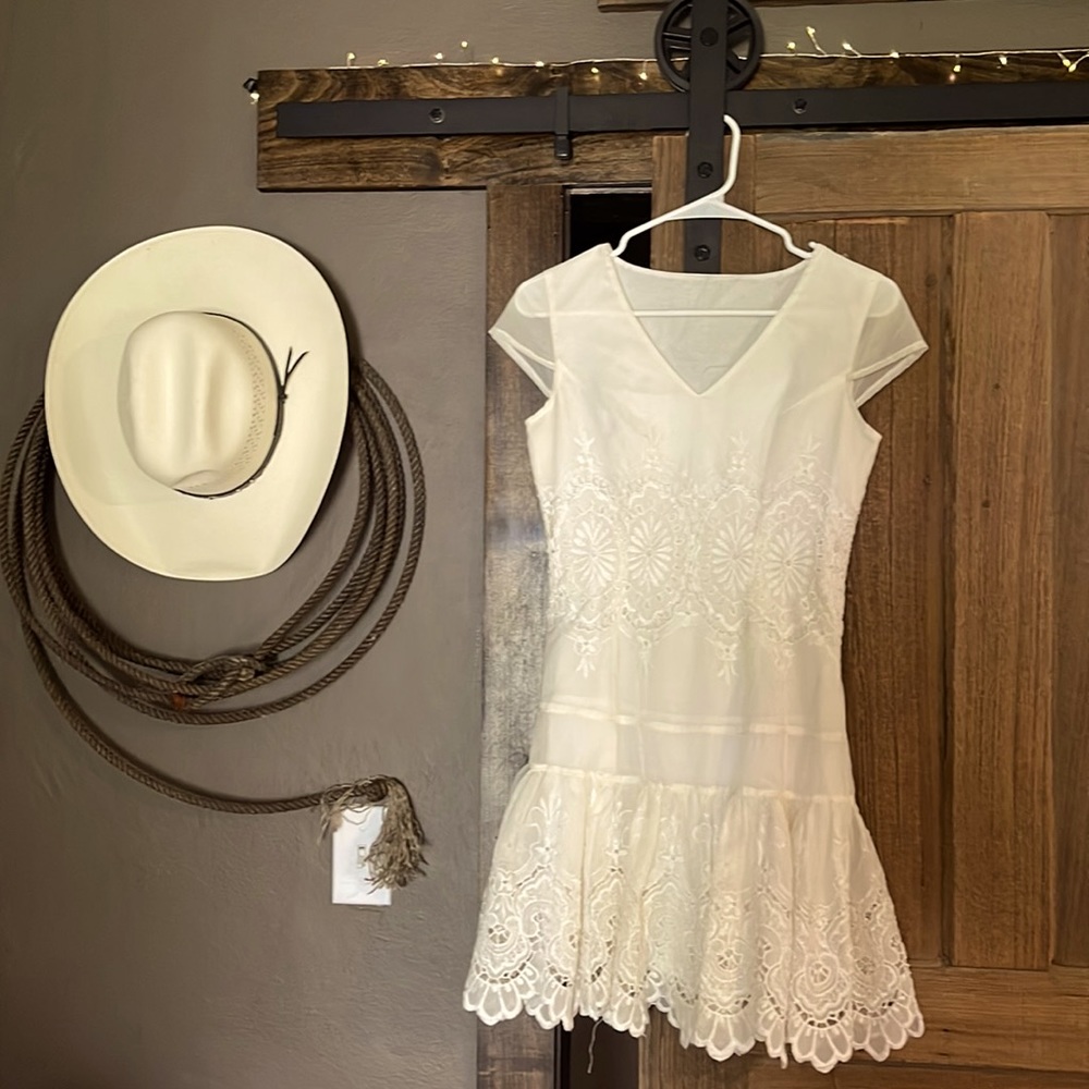 White dress